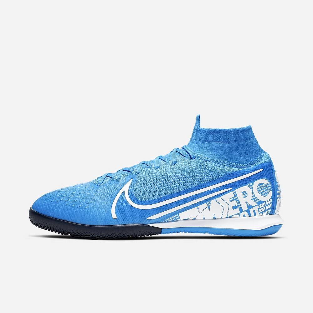 Chaussure Foot Salle Nike Mercurial Superfly 7 Elite IC Bleu 0481-763 Blue Hero/Volt/Obsidian/White Femme | WEZ-96879337